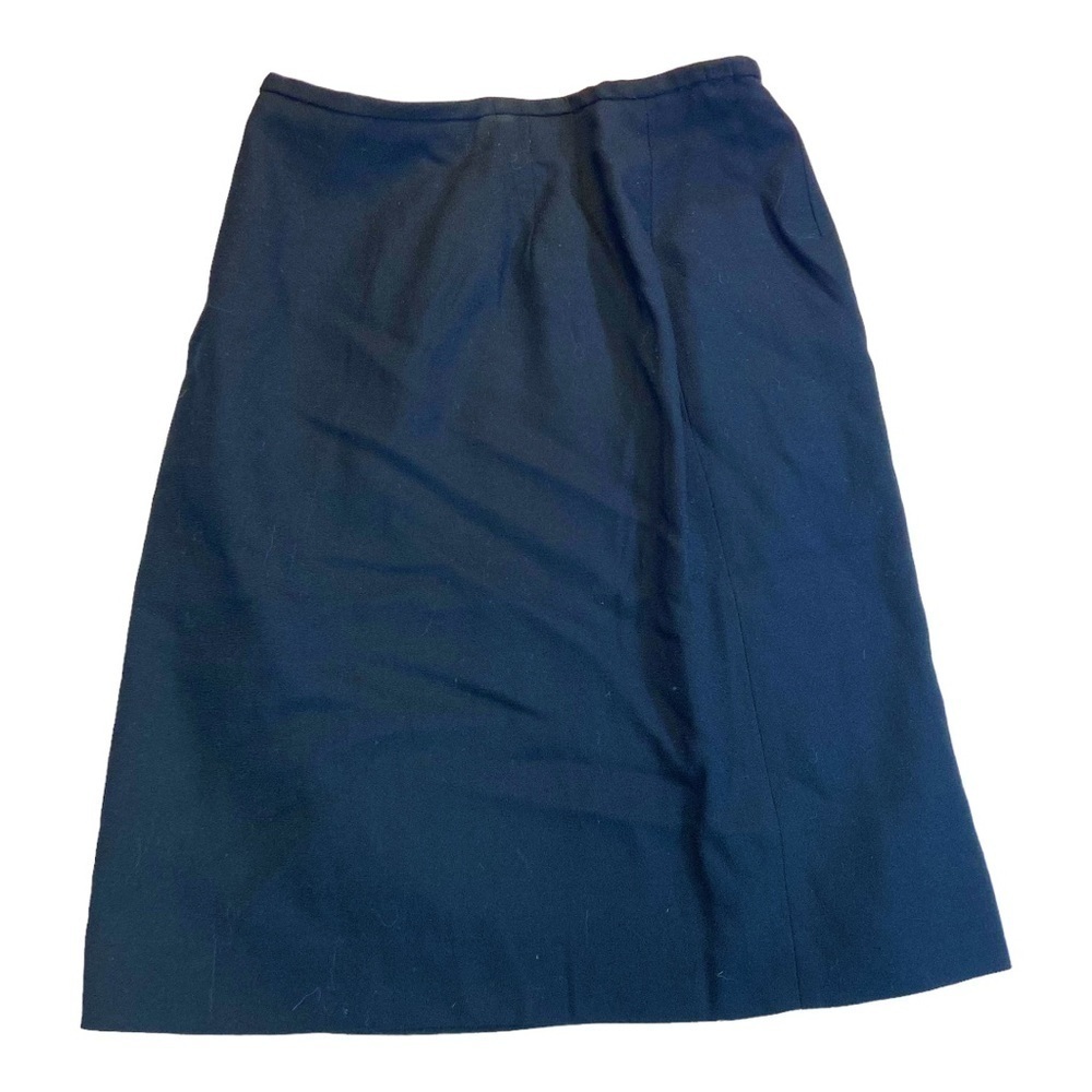 Rena Rowan for Saville Black wool pencil skirt Made in the USA 14